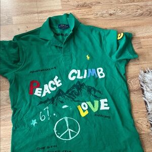 Polo by Ralph Lauren Green Graphic Polo Shirt